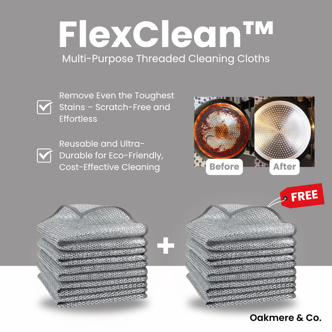 Buy 5, Get 5 Free | FlexClean™ Multi-Purpose Cleaning Cloths