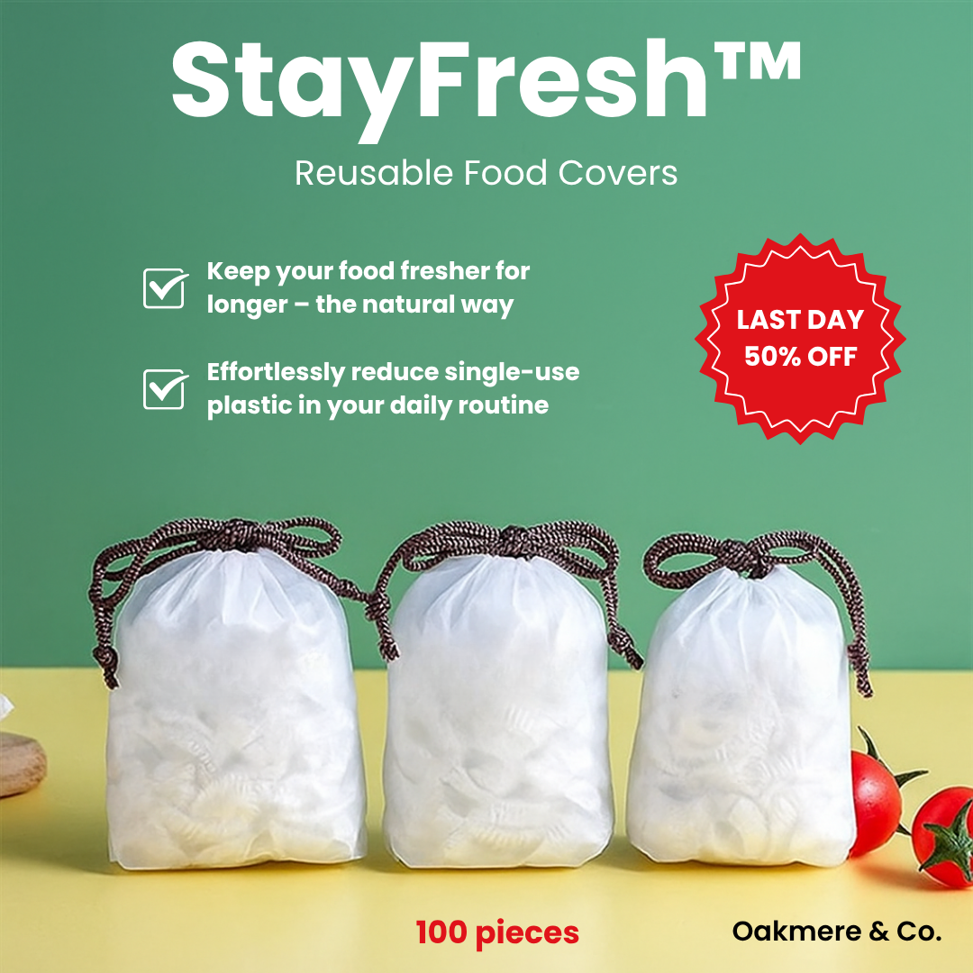 Last Day 50% Off | StayFresh™ Reusable Food Covers (100 pieces)