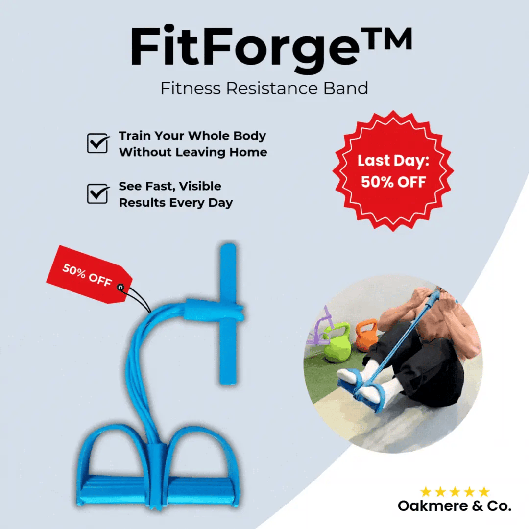 Last Day: 50% OFF | FitForge™ Fitness Resistance Band – Oakmere & Co.